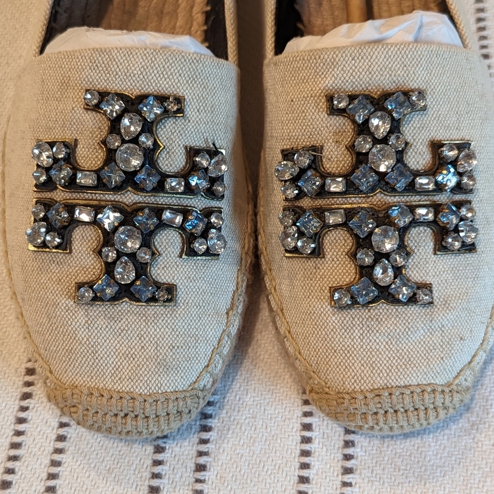 Tory Burch Embellished Espadrilles